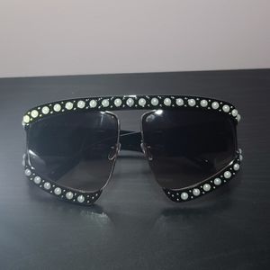 Black Fashion Studded  Sunglasses